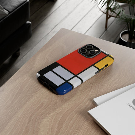 Composition with Red, Yellow, Blue, and Black by Piet Mondrian Phone Cases