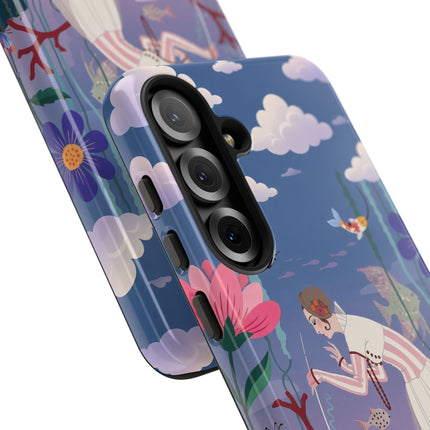 🐠🌸 The Enchanted Aquarium Garden Phone Case – Art Deco Underwater Fantasy