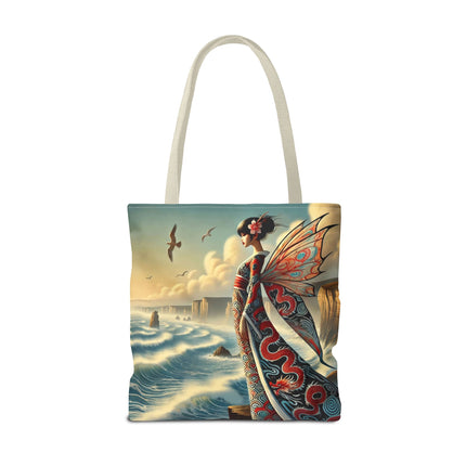 The Coastal Fairy Tote Bag – Serene Grace & Oceanic Magic