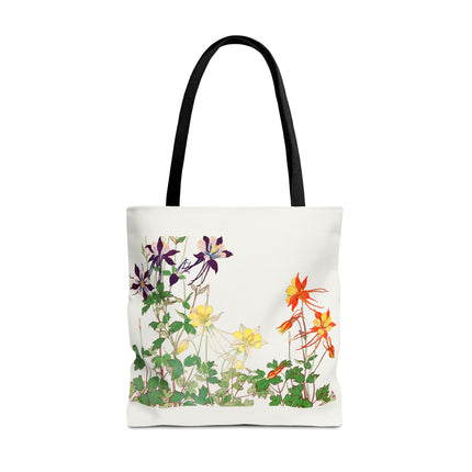 Aquilegia Flower by Tanigami Kônan Tote Bag (AOP)