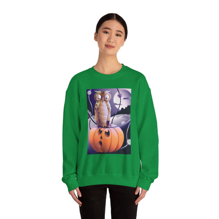 The Startled Pumpkin Unisex Heavy Blend™ Crewneck Sweatshirt
