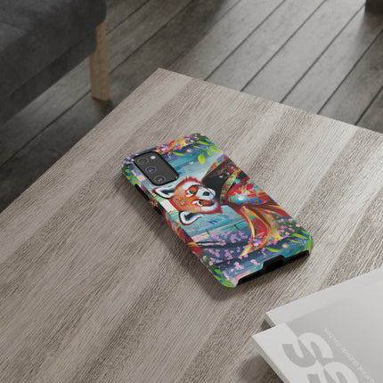 Cybernetic Red Panda Phone Cases