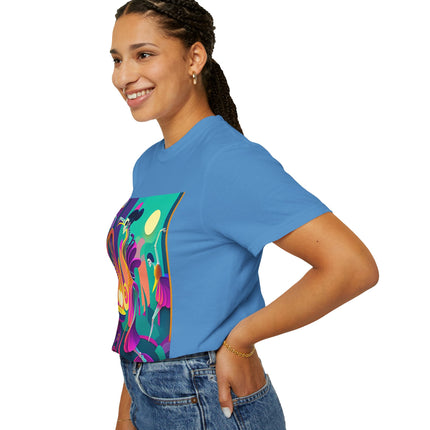 Dance of the Skeleton Ballerinas Unisex Garment-Dyed T-shirt