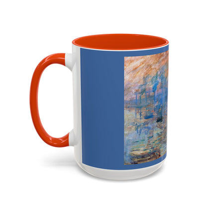 Sunrise by Claude Monet Colorful Mugs (11oz, 15oz)