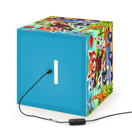🦒🚙 The Safari Friends on the Move Light Cube Lamp – Adventure, Friendship & Sunny Fun