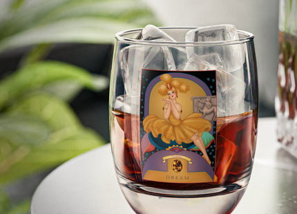 November & Topaz (from the Gem Series) by Sofia Chiostri Whiskey Glass