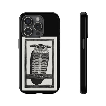 Horned Owl by Samuel Jessurun de Mesquita Phone Cases
