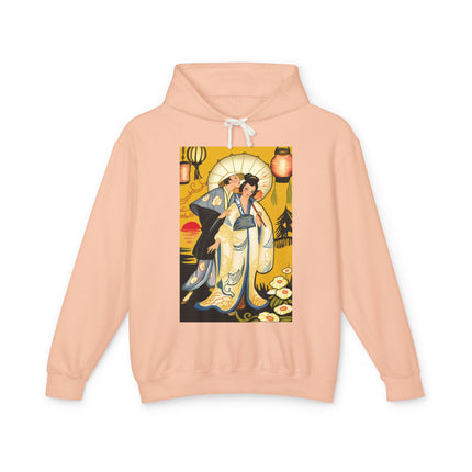 Golden Embrace Couple Hoodie