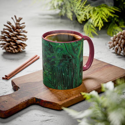 Route en forêt by Raoul Dufy Colorful Mugs (11oz, 15oz)
