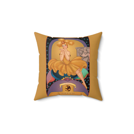 November & Topaz (from the Gem Series) by Sofia Chiostri Spun Polyester Square Pillow