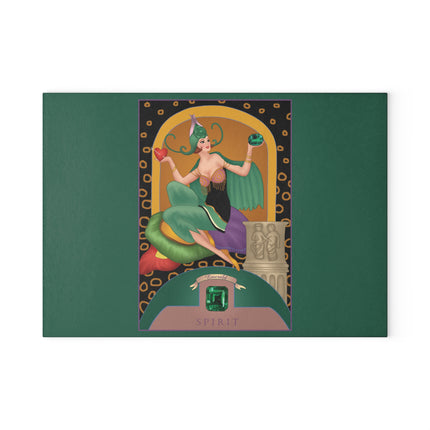 May & Emerald Zodiac Glass Cutting Board