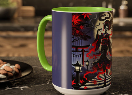 Halloween Sorceress Colorful Mugs (11oz, 15oz)