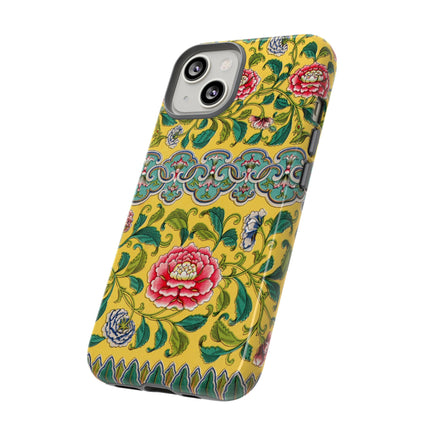 Chinese Floral Illustration by Owen Jones Phone Cases