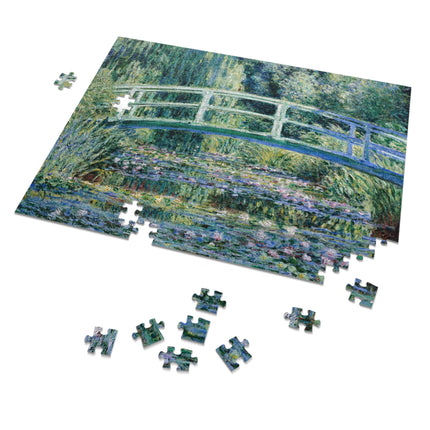 Water Lilies and Japanese Bridge by Claude Monet Puzzle (30, 110, 252, 500-Piece)