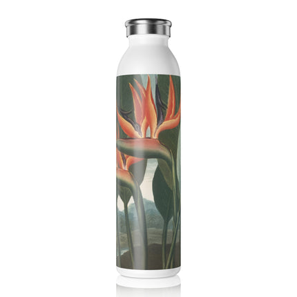Bird of Paradise by Robert John Thornton Slim Water Bottle