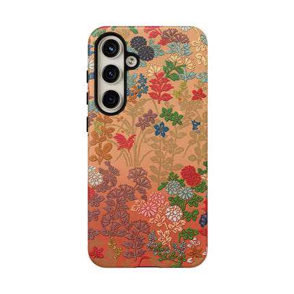 Ornamental Japanese Flower Pattern Phone Cases