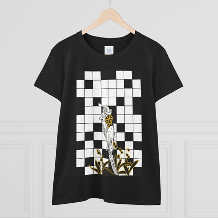 The Crossword Women's Midweight Cotton Tee