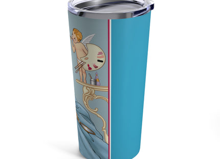 The Enchanting Painter: A Fairy's Artistic Touch Tumbler 20oz