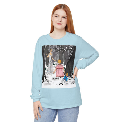 Fairy Tale Elegance Unisex Garment-dyed Long Sleeve T-Shirt