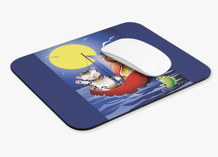 Embarking on a Moonlit Journey Mouse Pad, Rectangle
