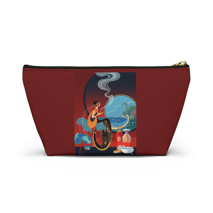 Golden Day Serenade Cosmetic Bag – Elegant Harmony & Sunlit Grace