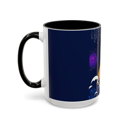 Liberty's Triumph Colorful Mugs – Art Deco Glory & Triumphant Spirit