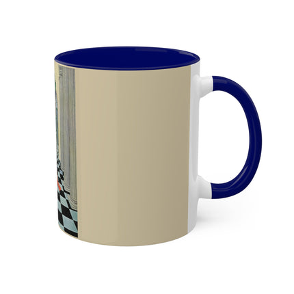 Cadmus Beheld a Female Figure by Virginia Frances Sterrett Colorful Mugs, 11oz