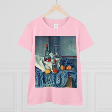The Peppermint Bottle by Paul Cézanne Women's Midweight Cotton Tee