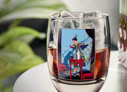 A Visual Journey by Umberto Brunelleschi Whiskey Glass
