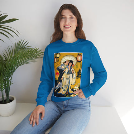 Golden Embrace Heavy Blend™ Crewneck Sweatshirt