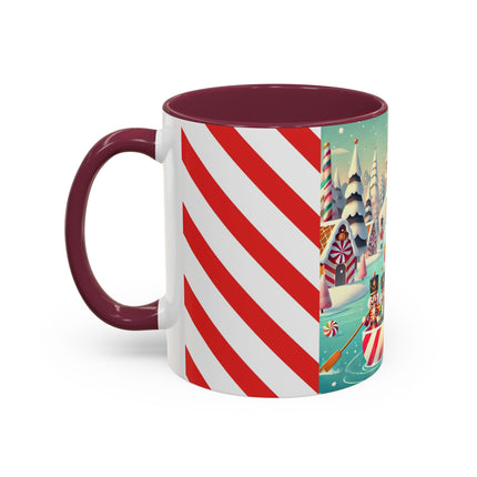 Nutcracker Candy-Striped Adventure Colorful Mugs (11oz, 15oz)