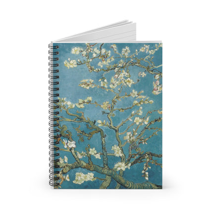 Almond Blossom by Vincent van Gogh Spiral Notebook - Ruled Line