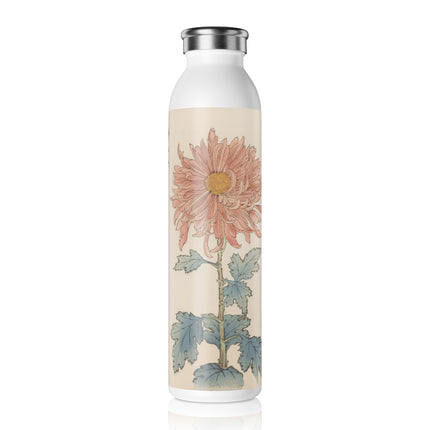Keika Hyakugiku, Pl.15 by Keika Hasegawa Slim Water Bottle