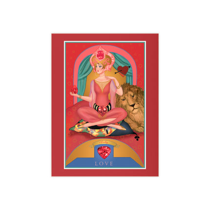 July & Ruby Ceramic Tile — Gem Series by Sofia Chiostri