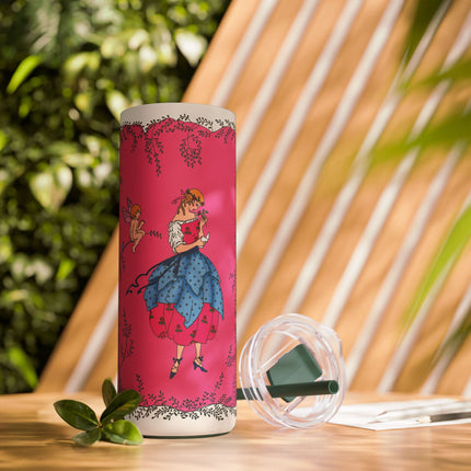 Cupid’s Charm Skinny Matte Tumbler, 20oz