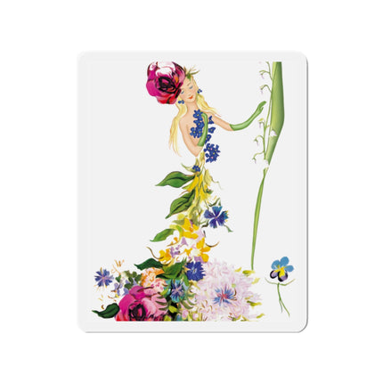 Blooming Splendor: A Floral Transformation Die-Cut Magnets(5 Sizes)