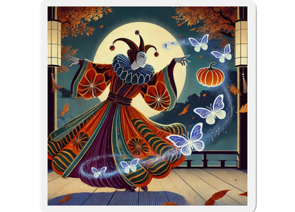 Court Magician with Ghost Butterflies Die-Cut Magnets (5 Sizes)