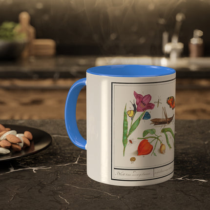 Natural History Ensemble, No. 17 by Anselmus Boëtius de Boodt Colorful Mugs, 11oz