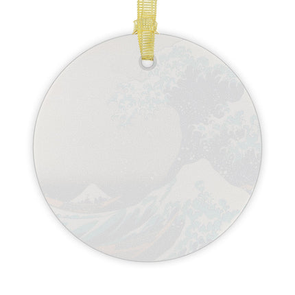 The Great Wave off Kanagawa by Katsushika Hokusai Glass Ornament