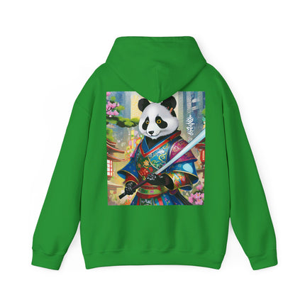 Cyberpunk Samurai Panda – Heavy Blend™ Hooded Sweatshirt