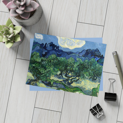 Olive Trees by Vincent Van Gogh Postcards (envelopes included) - Bundles of 10, 30, 50 Pieces