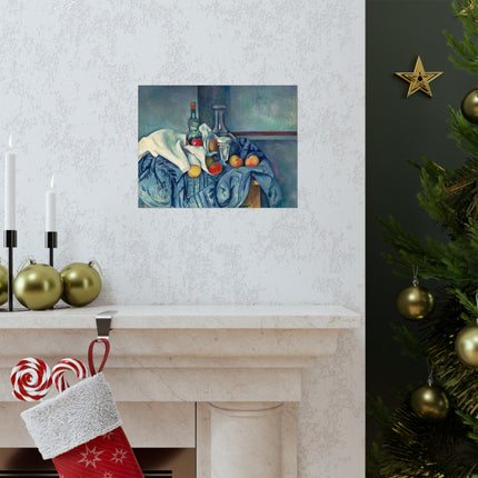 The Peppermint Bottle by Paul Cézanne Matte Horizontal Posters