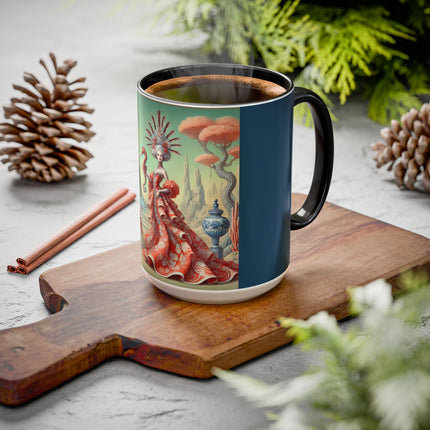 The Seahorse Court Colorful Mugs (11oz, 15oz)