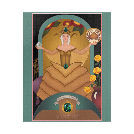 June & Pearl, Alexandrite (from the Gem Series) by Sofia Chiostri Puzzle (110, 252, 500-Piece)