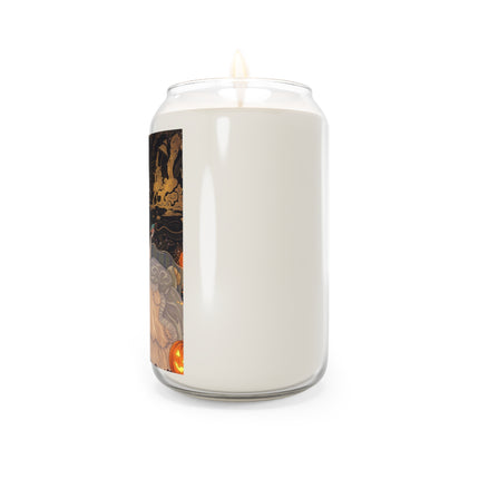 🌙🎃 The Moonlit Parlor Masquerade Scented Soy Candle – Elegant Halloween Romance