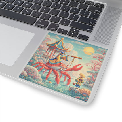 The Celestial Crab Navigator Kiss-Cut Stickers (4 Sizes)