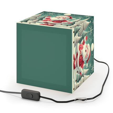 Santa's Joyful Christmas Light Cube