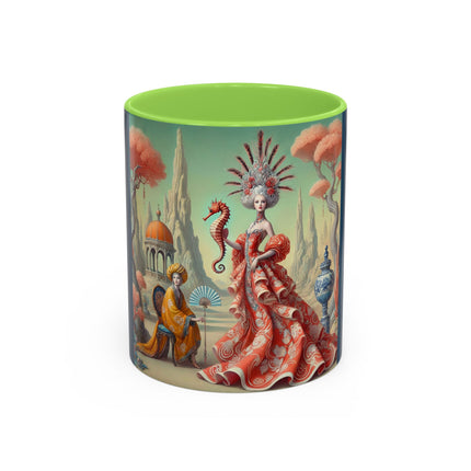 The Seahorse Court Colorful Mugs (11oz, 15oz)