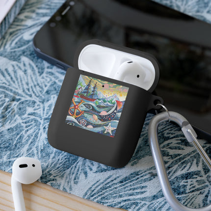 Nautical Patterns AirPods Case Cover