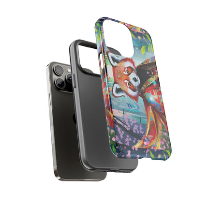 Cybernetic Red Panda Phone Cases